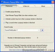 Hitware Popup Killer Lite screenshot